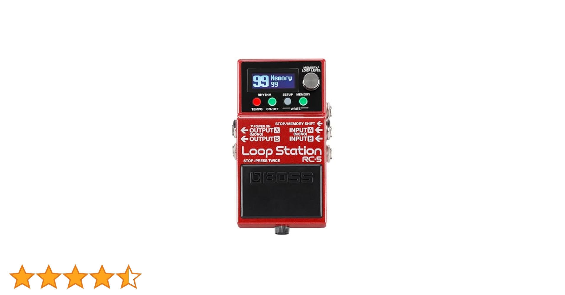 ギター BOSS RC-5 Loop Station BOSS RC-5 Loop Station — modern, compact looper with first